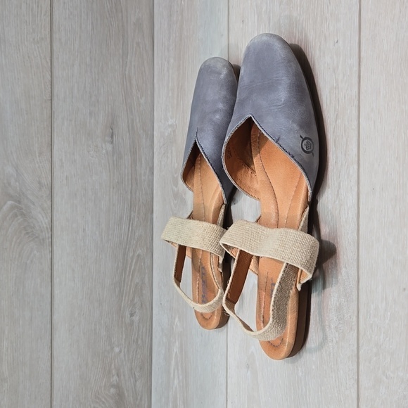 Born Women Chulu Leather Loafer Slip on ballet shoes sz 8M - Picture 3 of 12